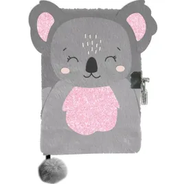 koala-pluszowy-pamietnik-dla-dziewczynek-dzieciecy-wlochacz-na-kluczyk