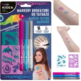 markery-do-tatuazu-brokatowe-z-szablonami-kidea-mtska
