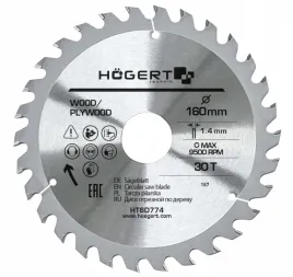 hogert-tarcza-pila-do-drewna-160x30x30z-osb-14mm