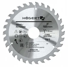 hogert-tarcza-pila-do-drewna-165x30x18z-osb-14mm