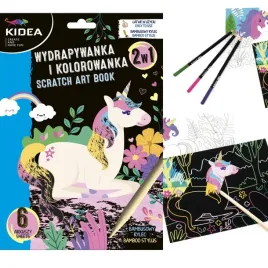 jednorozec-wydrapywanka-i-kolorowanka-2w1-kidea-6-kartek-rysik-wkbka