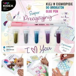 precyzyjny-klej-w-cienkopisie-ozdobny-brokat-5-kolorow-kidea