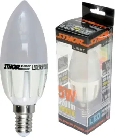 sthor-zarowka-230v-e14-5w-led-320lm-c37-swieczka