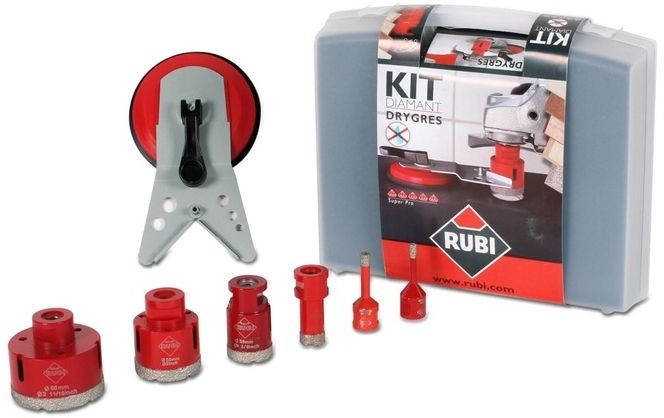 RUBI KORONKI DO GRESU PŁYTEK KPL. 6szt 6-68 mm