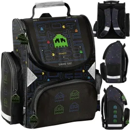 pac-man-tornister-szkolny-gaming-gamer-dla-chlopakow-do-klasy-1-podstawowki