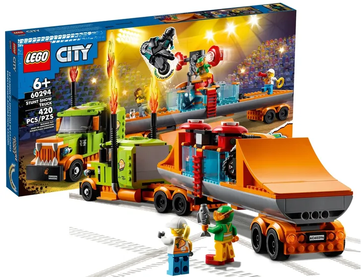 KLOCKI LEGO CITY CIĘŻARÓWKA KASKADERSKA 60294