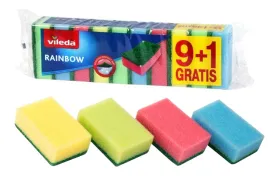 gabki-do-naczyn-vileda-rainbow-zmywak-10-sztuk