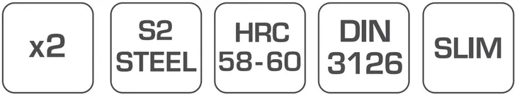 hogert-ht1s343-koncowki-wkretakowe-hex-h3-25-2szt-typ-grotu-torx