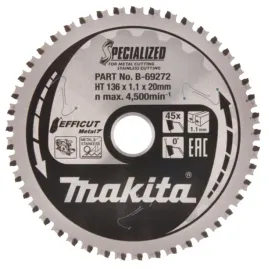 makita-tarcza-do-matelu-stali-inox-136x20mm-45z