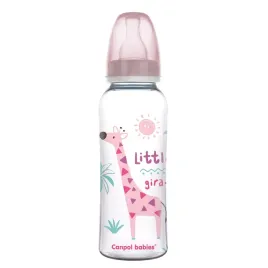 canpol-butelka-waska-250ml-smoczek-12m-zyrafa