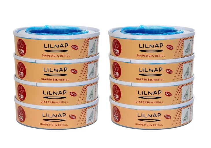 LILNAP WKŁAD DO KOSZA NA PIELUCH ANGELCARE 8-PAK