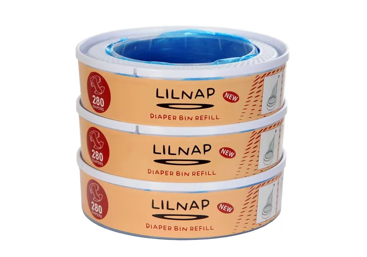 LILNAP WKŁAD ZAMIENNY DO KOSZA NA PIELUCHY ANGELCARE CAPTIVA 3-PAK