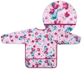 babyono-fartuch-sliniak-z-dlugim-rekawem-na-rzep-kieszonka-na-okruchy