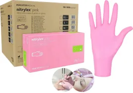 rekawice-nitrylowe-nitrylex-pink-100-szt-s-x10-kpl