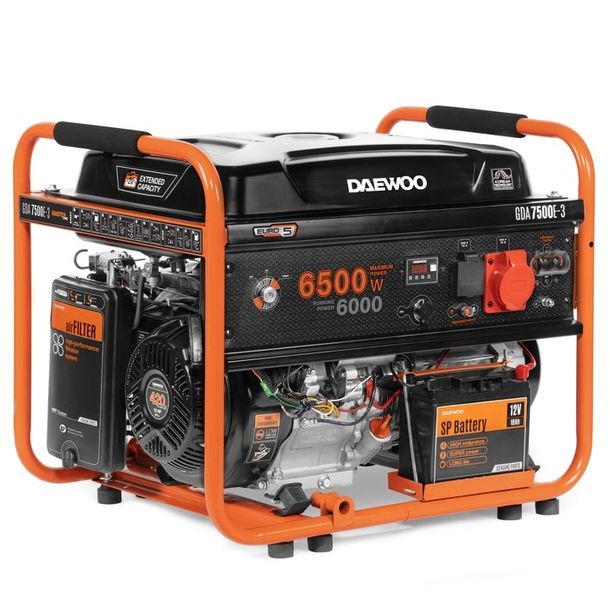 DAEWOO GENERATOR AGREGAT PRĄDOTWÓRCZY GDA 7500E-3 6500W 6,5kW 400V ROZRUCH