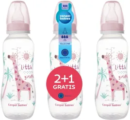 canpol-zestaw-butelek-do-mleka-waskie-330ml-12m-zyrafa