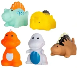 zabawki-kapielowe-gumowe-zabawki-do-kapieli-ekipa-dinozaurow-akuku-5-szt
