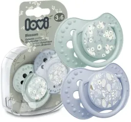 smoczek-silikonowy-dynamiczny-lovi-3-6-m-2-szt-blossom-blue