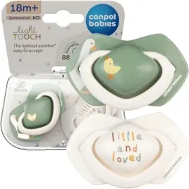 canpol-silikonowy-smoczek-symetryczny-light-touch-goose-18m-2-szt