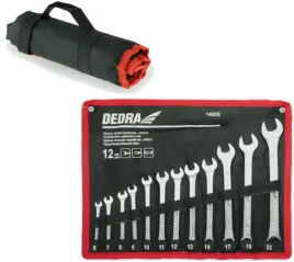 dedra-1405s-klucze-plasko-oczkowe-6-22mm-zestaw-12szt-w-pokrowcu