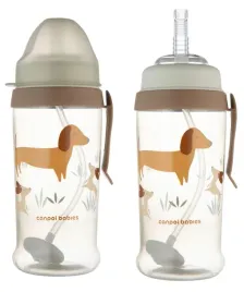 canpol-bidon-niekapek-z-rurka-i-odwaznikiem-350ml-9m-pieski