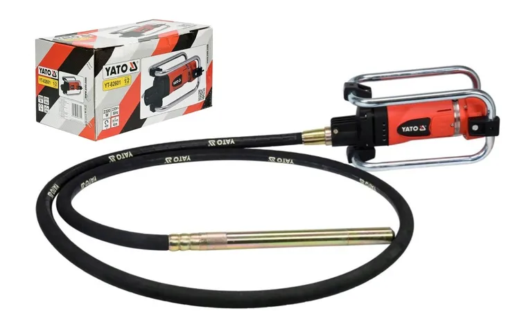 YATO YT-82601 BUŁAWA WIBRACYJNA 4M WIBRATOR DO ZAGĘSZCZANIA BETONU 2300W