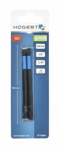 hogert-bit-udarowy-ph2-100mm-1-4-2-sztuki-seria-ht