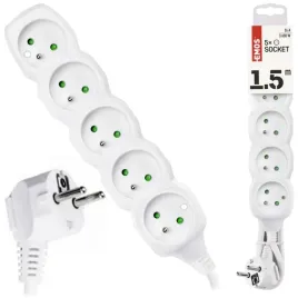 przedluzacz-sieciowy-listwa-zasilajaca-5-gniazda-5g-kabel-15m-domowy-bialy