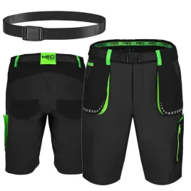 neo-spodenki-spodnie-robocze-krotkie-4-way-stretch-czarne-pasek-r-xxl