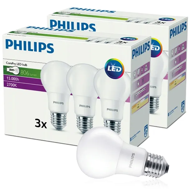 3x-zarowka-led-e27-a60-8w-2700k-corepro-philips-napiecie-v-230v
