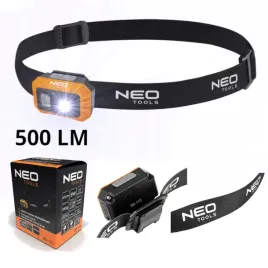 neo-tools-latarka-czolowa-akumulatorowa-500-lm-usb-c-cob-led-czujnik-ruchu
