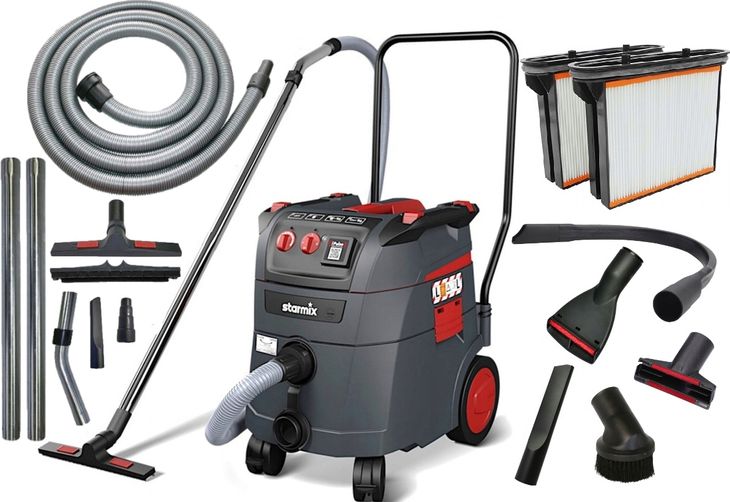 STARMIX ODKURZACZ PRZEMYSŁOWY Z OTRZĄSACZEM iPulse L-1635 TOP 35L + SSAWKI