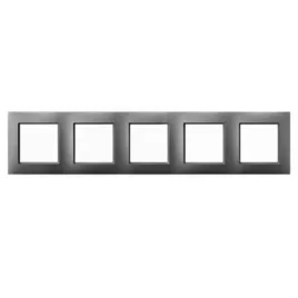 aria-ramka-pieciokrotna-5-krotna-szary-mat-r-5u-70-ospel