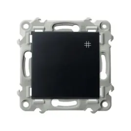 szafir-lacznik-wlacznik-przycisk-krzyzowy-pojedynczy-czarny-metalik-ospel