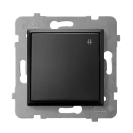 aria-lacznik-wlacznik-przycisk-krzyzowy-pojedynczy-czarny-metalik-ospel