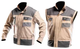 neo-bluza-kurtka-robocza-2w1-kamizelka-cotton-r-xxl-58-piaskowa-bezowa