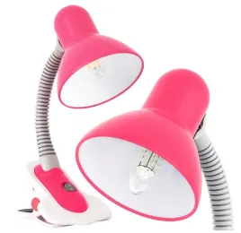 lampka-szkolna-biurkowa-e27-10w-klips-rozowa