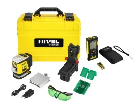 nivel-system-cl3g-laser-krzyzowy-3d-zielony-30m-bt-gratis-dalmierz