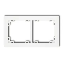 deco-ramka-uniwersalna-podwojna-z-tworzywa-bialy-dr-2-karlik