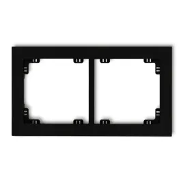deco-ramka-uniwersalna-podwojna-z-tworzywa-czarny-mat-12dr-2-karlik