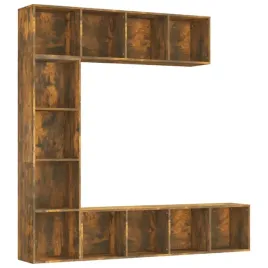 3-cz-regal-na-ksiazki-pod-tv-przydymiony-dab-180x30x180-cm
