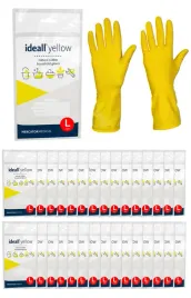rekawice-ideall-yellow-flok-gospodarcze-l-120-par