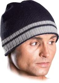 czapka-ochronna-uniwersalna-sportowa-dzianina-ocieplana-czarno-szara-reis