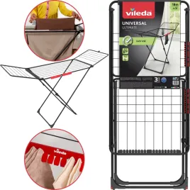 suszarka-na-ubrania-pranie-vileda-universal-male-kolka-elegancka-czarna