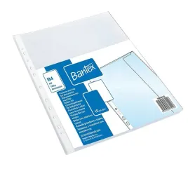 koszulki-z-klapka-groszkowe-do-biura-segregatora-bantex-120-mic-10-sztuk