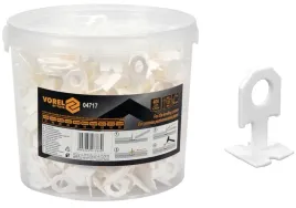 vorel-04717-podstawy-klipsy-do-poziomowania-plytek-1mm-400szt-zestaw
