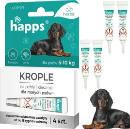 krople-na-pchly-i-kleszcze-happs-mocne-dla-malych-psow-do-10-kg-4-x-1-ml