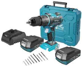 dedra-ded7030a02-zestaw-wiertarko-wkretarka-50nm-18v-2x20ah-akcesoria