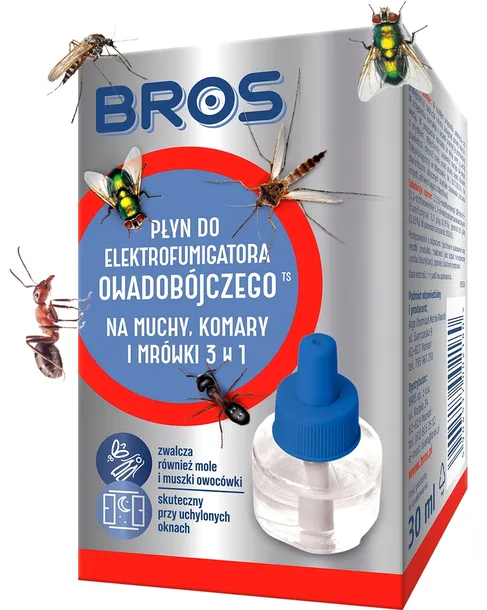 WKŁAD BROS ELEKTRO ZAPASOWY NA OWADY LATAJĄCE KOMARY MUCHY MRÓWKI 20 NOCY