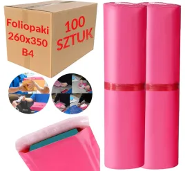 foliopaki-kurierskie-260x350-mm-b4-do-pakowania-foliopak-rozowe-100-szt